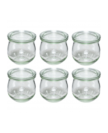 WECK Tulip Jar 370ml Set of 6