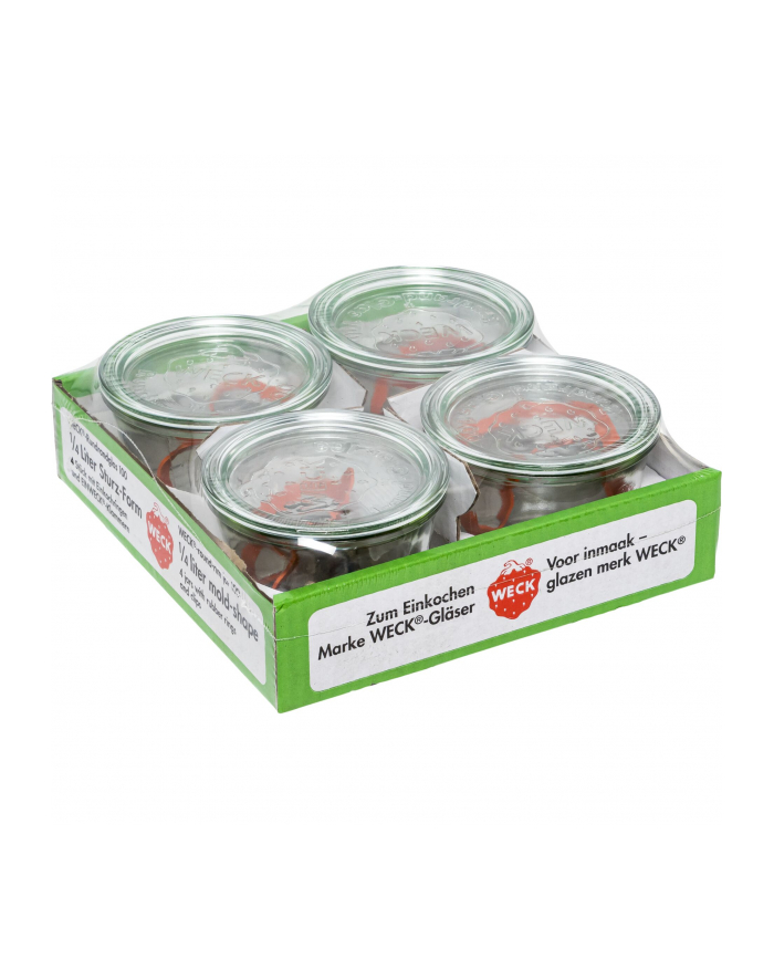 WECK Mold Jar 0,25l Set of 4 główny