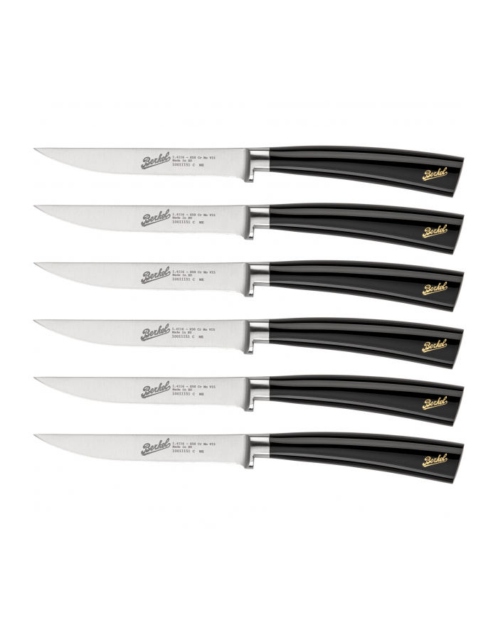 Berkel Elegance Glossy Black Steak Set 6-pcs. główny