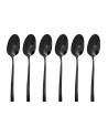 Sambonet Rock PVD 6 Espresso Spoons Moka Nero Lucido - nr 1