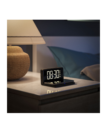 Mebus 25622  Digital Alarm Clock with wireless Charger