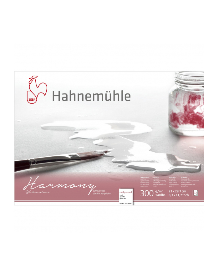 Hahnemühle Harmony Watercolour cold pressed 12 Sheets 300 g  A4 główny