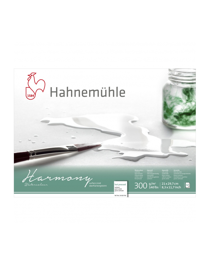 Hahnemühle Harmony Watercolour hot pressed  12 Sheets  300g  A4 główny