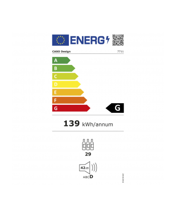 Caso WineDeluxe E 29 chlodziarka do wina