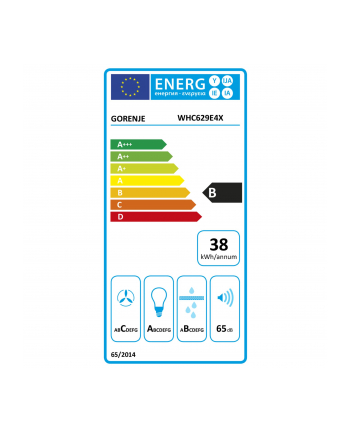 Gorenje WHC629E4X-D-E Chimney Hood, 60cm