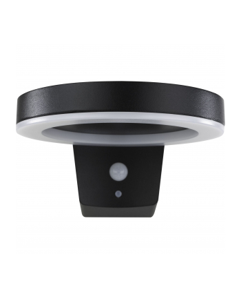 REV LED Solar wall light Round Kolor: CZARNY