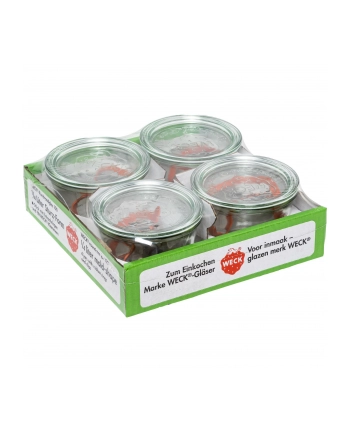 WECK Mold Jar 0,25l Set of 4