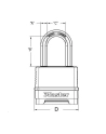masterlock Master Lock Excell Padlock Security Level 9    M175(wersja europejska)RDLH - nr 2