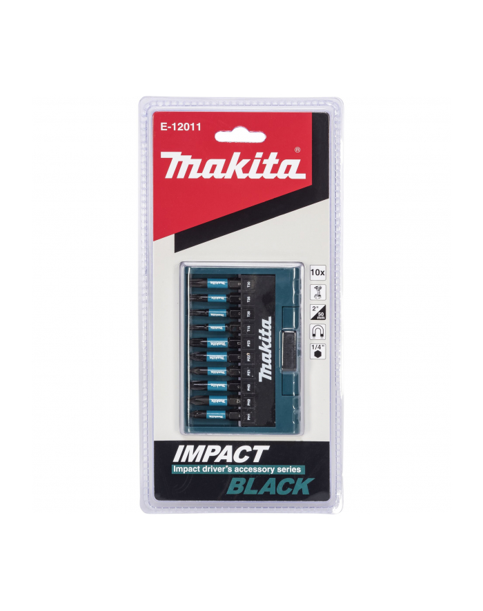 Makita E-12011 Impact Black Bit Set 10 pcs główny