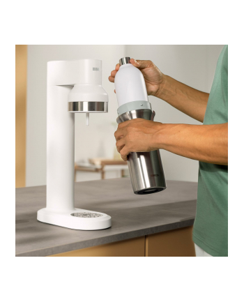 Brita sodaTRIO stainl. steel Bottle Kolor: BIAŁY small