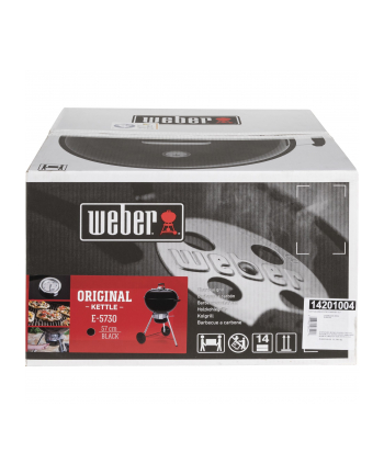 Weber Charcoal Grill Original Kettle E-5730 BLK, 57 cm