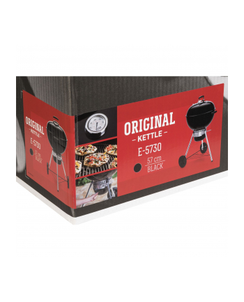 Weber Charcoal Grill Original Kettle E-5730 BLK, 57 cm