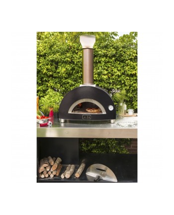 Alfa Forni Moderno 1 Pizza Wood Grey