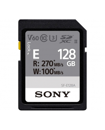 Sony SDXC E series         128GB UHS-II Class 10 U3 V60 nr 1