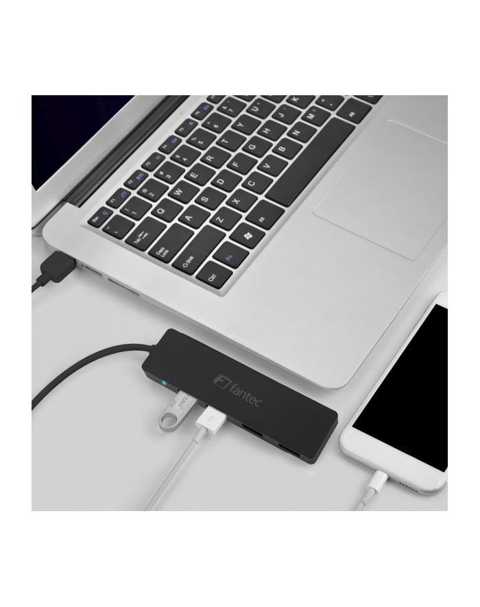 FANTEC UMP-4U31-C USB-C 4x USB-A 3.0 HUB główny