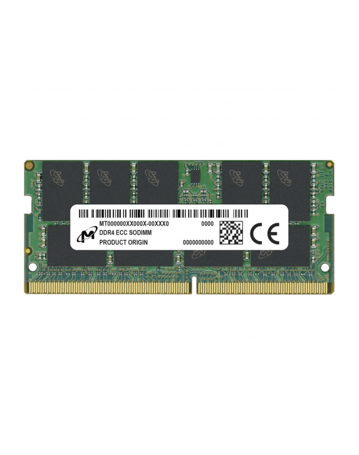 Micron DDR4 ECC SODIMM 8GB 1Rx8 3200 CL22 1.2V ECC główny