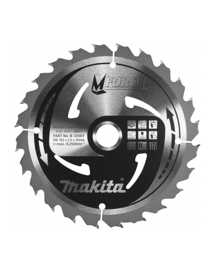 Makita B-32007 M-FORCE Saw Blade  165x20x24Z główny