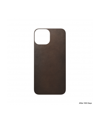 Nomad Leather Skin Rustic Brown iPhone 13 Mini