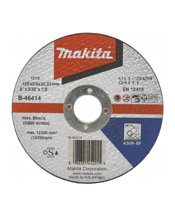 Makita B-46414 cutting disk 125x2,5mm steel