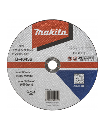 Makita B-46436 cutting disk 230x2,5mm steel