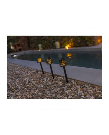 newgarden New Garden Gretita Solar Lamp Garden Spike   4 units   Kolor: CZARNY