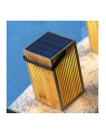 newgarden New Garden Okinawa Solar Recharge Lantern Bamboo - nr 4