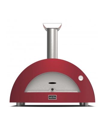 Alfa Forni Moderno 3 Pizze Wood red
