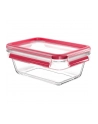 Emsa Clip'amp;Close Glass Food Container 850 ml  red - nr 1