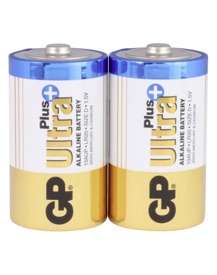 gp batteries 1x2 GP ULTRA PLUS Alkaline 1,5V D Mono LR20       03013AUPETA-B2 główny