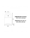masterlock Master Lock Combination Lock made of Zinc 175(wersja europejska)RDLH - nr 7