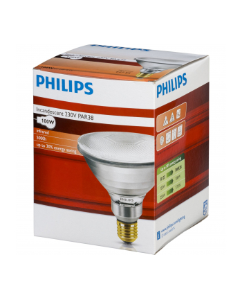 Philips infrared lamp PAR38 IR 100W E27 230V CL