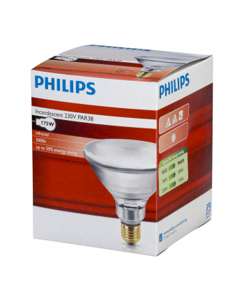 Philips infrared lamp PAR38 IR 175W E27 230 CL