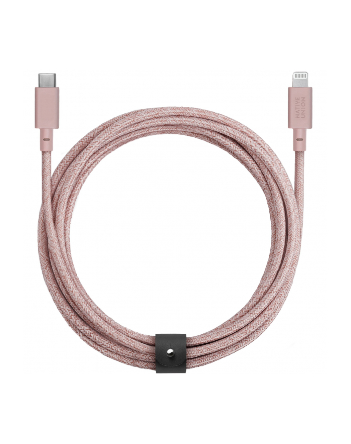 Native Union Belt Cable USB-C to Lightning 3m Rose główny