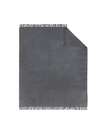 Ibena Uni Blanket Braga anthracite 150x200