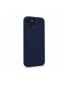 Decoded AntiMicrobial Silicone Backcover iPhone 14 Navy Peony - nr 3