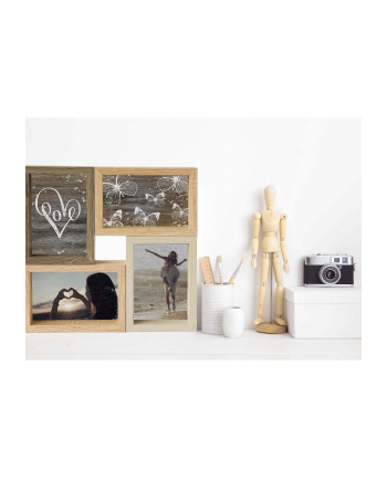 nielsen design Nielsen Collage Mixed Colours 4 4x10x15 Wood Gal. bunt 8999348