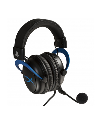 HyperX Cloud PS4/PS5 wired Gaming-Headset Kolor: CZARNY - blue