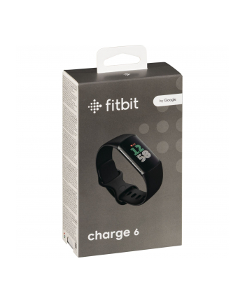 Fitbit Charge 6 obsidian band/Kolor: CZARNY