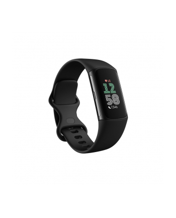 Fitbit Charge 6 obsidian band/Kolor: CZARNY