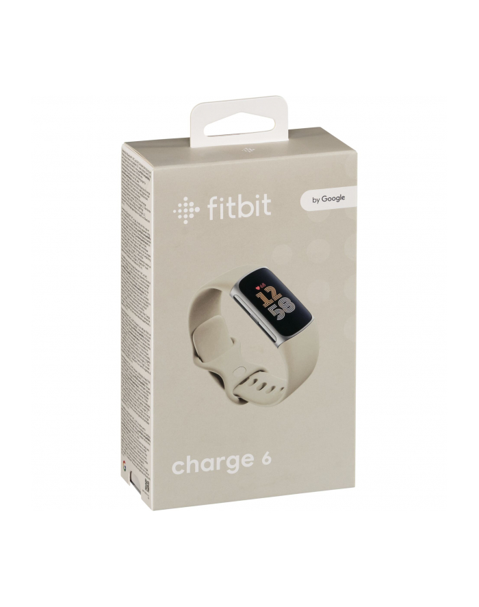 Fitbit Charge 6 porcelain band/silver główny