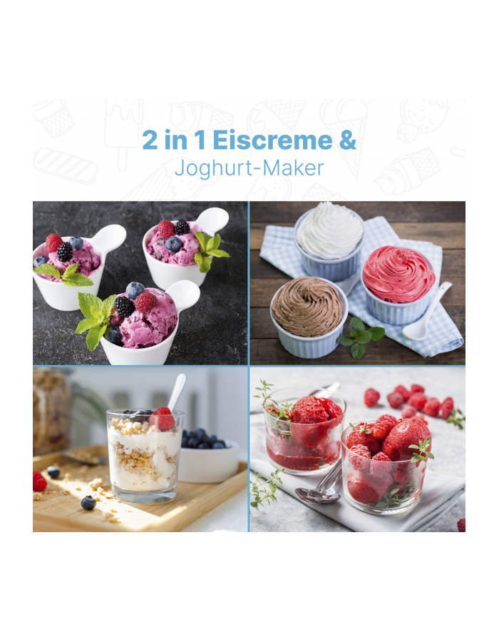 Clatronic ICM 3799 Compressor Ice Cream Maker 1L główny