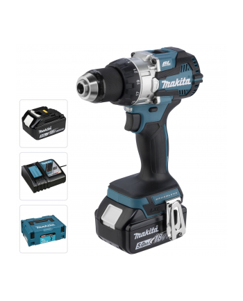 Makita DHP489RTJ Cordless Combi Drill