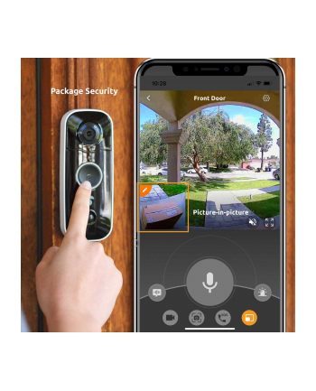 Toucan Wireless Video Doorbell with internal Chime