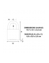 masterlock Master Lock Combination Lock made of Zinc 175(wersja europejska)RDLH - nr 7