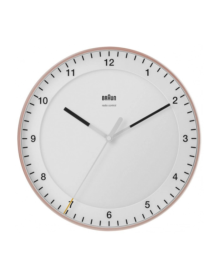 Braun BC 17 PW DCF Radio wall clock pink/Kolor: BIAŁY główny