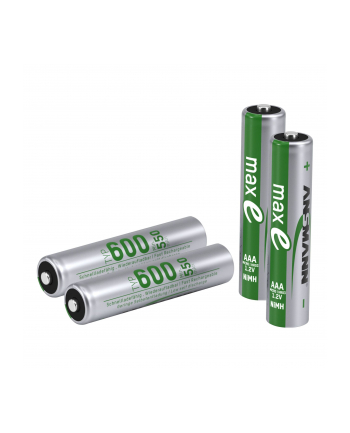 1x4 Ansmann NiMH Accu Micro AAA Typ.600 min.550 mAh   1311-0005