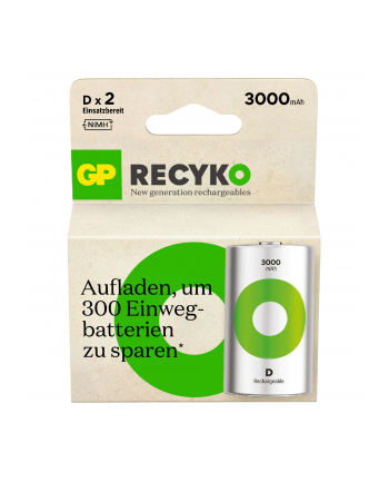 gp batteries 1x2 GP ReCyko NiMH Akkus D Mono 3000 mAH, ready to use