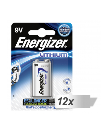 12x1 ENERGIZER Ultimate Lithium 9V Block 1er Blister