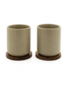 Bredemeijer Teebecher Umea 200ml beige with coaster        142025 - nr 4