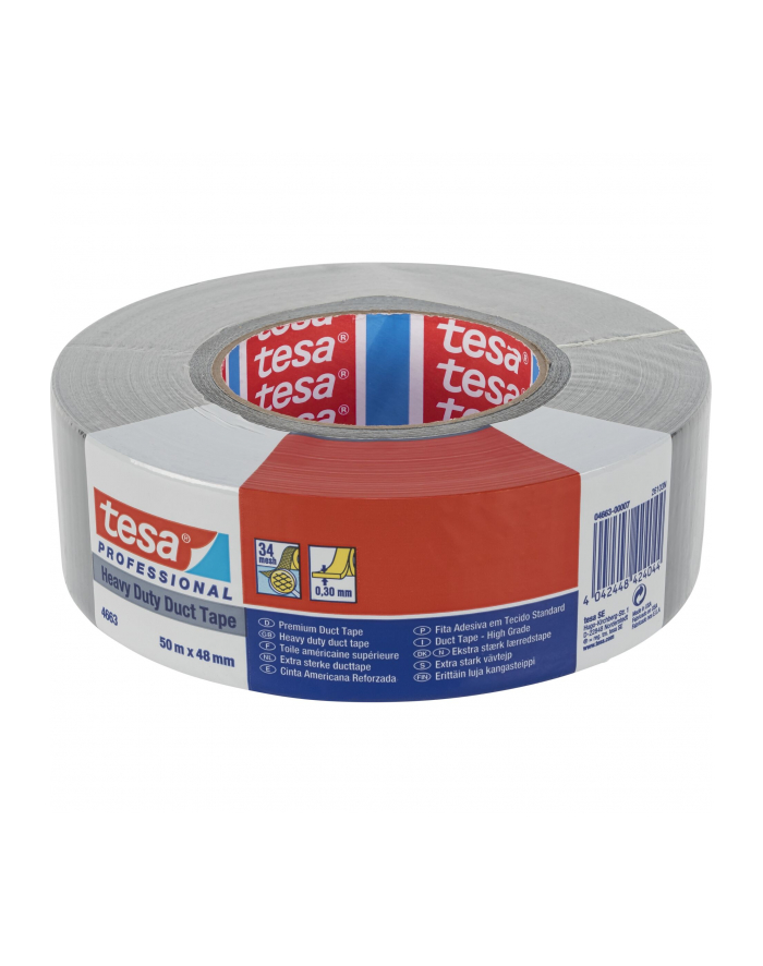 Tesa Duct Tape 50m x 48mm Heavy Duty Prof. silver 04663 główny